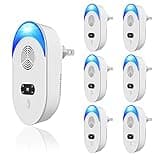 2025 Upgraded Version Ultrasonic Pest & Insect Repeller, Ultrasonic Repellent for Roach, Rodent, Mouse, Bugs, Mosquito, Mice, Spider, Ant,Electronic Plug in Pest Control, 6 Packs