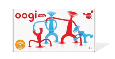 Fat Brain Toys Oogi Family by MOLUK - Red, Blue - Open-Ended Fidget Toys, Kids & Teens