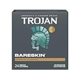 Trojan Bareskin Thin Premium Lubricated Condoms - 24 Count