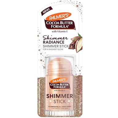 Palmer's Cocoa Butter Formula Body Shimmer Stick with Vitamin E, 1 Oz, Radiant Highlighter Makeup for Body Glow, Provides 48-Hour Moisture, All Skin Tones & Types, Dermatologist Approved