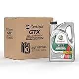 Castrol GTX Full Synthetic High Mileage 5W-30 Motor Oil, 5 Quart, Pack of 3
