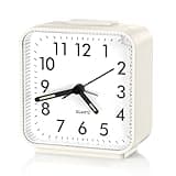 ORIA Analog Alarm Clock, Analog Travel Clock, Battery Operated Desk Clock for Bedroom, with Increasing Alarm, Night Light, Snooze for Heavy Sleepers, Seniors, Kids