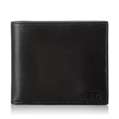 TUMI - Delta Global Center Flip ID Passcase - Bifold Leather Wallet - RFID Blocking Accessory - Multiple Card Slots - 4" x 5" - Black