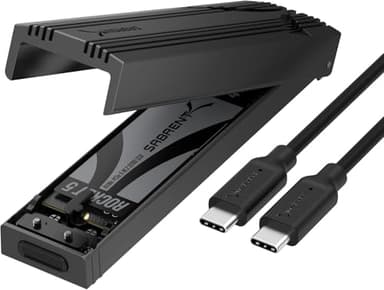 SABRENT USB-C NVMe Enclosure & Reader, M.2 PCIe SSD, 10Gbps (EC-PNVO)