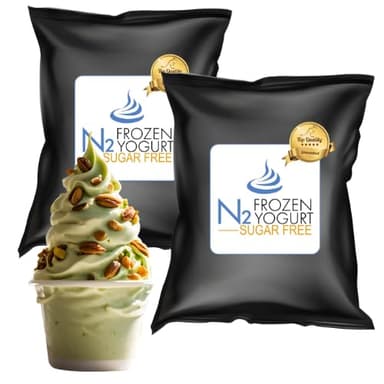 AussieBlends Sugar Free Frozen Yogurt Mix, Low-Carb, 2-Pack