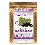 Plant Gift 100% Pure Maqui Berry Powder 马基莓粉 Natural Meal Powder, Maqui Powder, Non-GMO, Freeze-Dried, Gluten-Free 100G