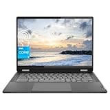 Lenovo IdeaPad Flex 5i Chromebook Plus 2-in-1 Laptop, 14" WUXGA Touchscreen, Intel 6-Core i3-1315U, 8GB RAM, 128GB eMMC + 256GB SD Card, Intel UHD Graphics, Wi-Fi 6, Backlit Keyboard, Chrome OS