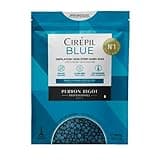 Cirepil Blue 400g Unscented All-Purpose Wax Beads - Perfect for Sensitive Skin, Easy Removal Peel-Off Texture, Fluid Gel, NO STRIP NEEDED