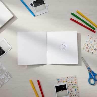 Voice Recordable Greeting Card, 60Seconds Recording Time, Built-in Microphone and Speaker, Replaceable Batteries, for Birthday, Thanksgiving, Christmas Messages《Contains Batteries》