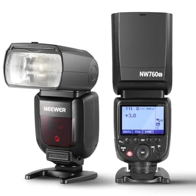 NEEWER NW760-S TTL Flash Speedlite Compatible with Sony DSLR Cameras, 76Ws GN60 2.4G 1/8000s HSS Speedlight, TCM Conversion, 230 Full Power Flashes, 0.1-2.7s Fast Recycling Flashlight