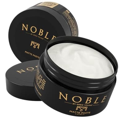 Noble By Greg Young - Matte Hair Paste - Strong Hold, Natural Dry Finish, No Flakes - 3 oz