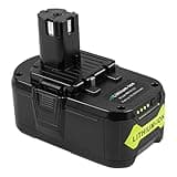 Futurebatt [1Pack] 6.0 AH! High Capacity 18V Replacement Battery for Ryobi P102 P103 P104 P105 P107 P108 P109 P122 for Ryobi ONE+ 18-Volt Tools Battery
