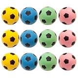 PETFAVORITES Foam Soccer Balls Cat Toys - Pack of 12