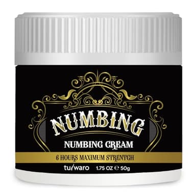 tuiwaro Numbing Cream Extra Strength: Relief Long Lasting & Fast-Absorbing with Emu Oil and Arnica — Non-Greasy 50 mL