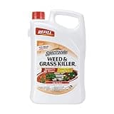 Spectracide Weed & Grass Killer (Refill), Use On Driveways, Walkways and Around Trees and Flower Beds, 1.3 Gallon