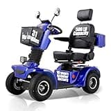 CreekT Heavy Duty 4 Wheel Mobility Scooters for Adults 400lbs Capacity Electric Scooter All Terrain Mobility Scooter Handicap Scooters 4 Wheel Scooter for Adults Powered Mobility Scooters for Seniors