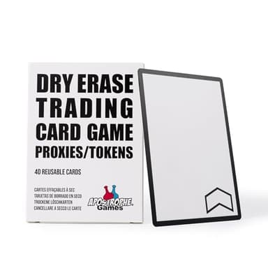Apostrophe Games Dry Erase MTG Tokens Set of 40 Cards – Reusable Proxies/Tokens for Trading Card Games