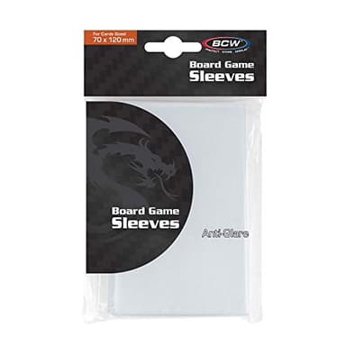 BCW Tarot Card Sleeves - 70MM x 120MM for Tarot & Board Game Cards | 4 MIL Thick, Durable Protection | Acid-Free, Archival Quality for Card Preservation | 50 Sleeves per Pack