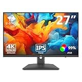 Z-Edge 27-inch Gaming Monitor Ultra HD 4K, 75Hz Refresh Rate, 3840x2160 IPS LED Monitor, 250cd/m², HDMIx2+DPx2, U27P4K FreeSync Technology