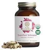 PURE SYNERGY SuperPure Echinacea Extract | Immune Support Supplement | Organic Echinacea Capsules with Full-Spectrum Triple Extracts | Potent Support for Immune Health (60 Capsules)