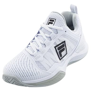 Fila Women`s Speedserve Energized Tennis Shoes White and Black