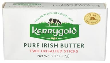 Kerrygold Butter Sticks, Unsalted, 8 oz