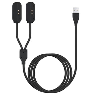 Gltire 2-in-1 Portable Magnetic Quick Charge Cable | Anti-Lost Heavy-Duty | Replacement for Tractive Dog GPS Tracker | Travel-Friendly Compact USB Cord for Home & Outdoor (Black)