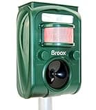 Broox 2025 Upgraded Solar Animal Repellent, Cat Repellent Outdoor, Squirrel Repellent, Deer Repellent, Ultrasonic pest Repeller, Waterproof Motion Detection, Dog, Raccoon, Skunk, Rabbit, Rodent