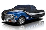 Holthly 10 Layers Truck Cover Waterproof All Weather. Pickup Truck Cover Rain UV Protection. Length: Up to 210 inches, Universal Fit Most Regular Cab Short Box Ford F100 Chevy C10 S10 Ram 150 250.