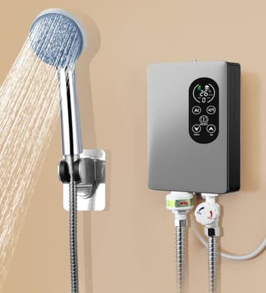 Electric Instant Hot Water Heater Shower Electric Tankless Shower Hot Water Kitchen Bathroom Instantaneous Water Heater