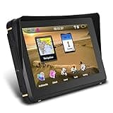 HXBER Car Navigation, Motorcycle Navigation Waterproof GPS Navigation for Motorcycle, Vehicle GPS, Motorcycle Satellite Navigation System with Mount Kit, Voice Turn Direction Reminder, Truck GPS