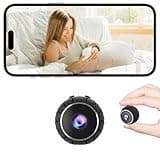 Mini Hidden Camera Wireless - 2025 Upgraded 1080P HD 2.4G WiFi Camera for Home, Nanny Cam Hidden Camera for Pet, Baby, Small Cameras with Motion Detection, Cloud & SD Card, Night Vision, App Control