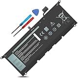 52WH DXGH8 Laptop Battery Compatible with Dell XPS 13 7390 9370 9380 2019 Inspiron 13 7390 2-in-1 7391 2-in-1 5390 N5390 14 7490 Latitude 3301 E3301 E3311 H754V 0V48RM V48RM HK6N5 P113G001 7.6V 4-Cell