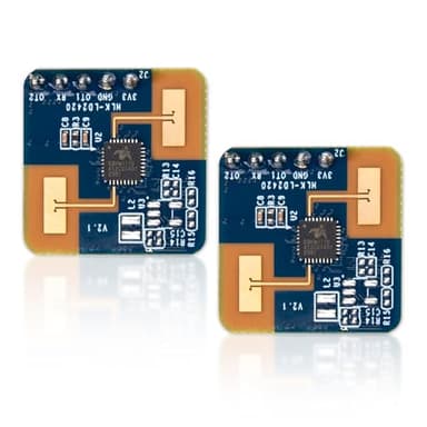 ZORZA 2Pcs Smart LD2420 24GHz mmWave Radar Sensor Module Human Presence & Motion Detection Module Low Power 50mA 3.3V Serial & IO Level Output for Advanced Home Automation