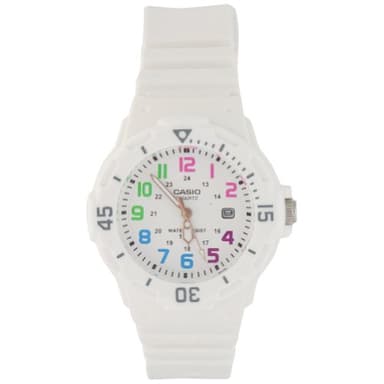 Casio MDV106 Series | Unisex | Analog Watch | White | 200M WR | Stainless Steel Case | Resin Band | 2 Hand Analog (HR, Min, SEC) | Date Display | Screw Down Crown/Screw Down Caseback | 3 Year Battery