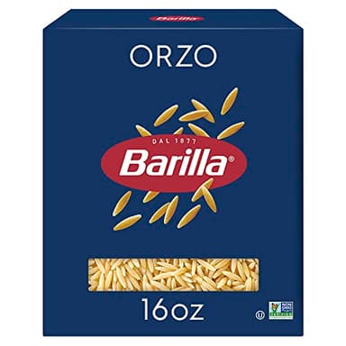 Barilla Orzo Pasta, 16 oz. Box - Non-GMO, Made with Durum Wheat Semolina - Kosher Certified