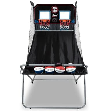 Pop-A-Shot Official Dual Shot Sport Arcade Basketball Game (Black and Blue)