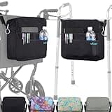 Vive Bag for Wheelchairs & Walkers - Machine Washable, Double-Stitched, Water-Resistant Accessory Backpack for Rollators, Wheelchairs, Walkers - Pouch with XL Pockets & Straps for Quick Installation