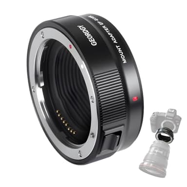 Lens Adapter EF-EOS R for Canon EF/EF-S Lenses to Canon EOS R, RP, R5, R6, R7, R8, R10, R50, R100 Cameras Fast Autofocus