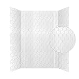 133-WHITE-HEX-KIT Hex Tile - Tub and Shower Wall Panels Surround (Covers/ 96 sq. ft.), Gloss White, 1 Piece