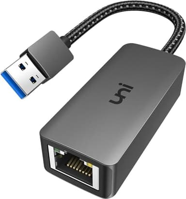 uni USB to Ethernet Adapter, Driver Free USB 3.0 to Gigabit Ethernet LAN Network Adapter, 100/1000 Mbps RJ45 Internet Adapter Compatible with Laptop, MacBook, Surface, PC with Windows, XP, Mac/Linux