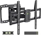 USX Mount UL Listed Full Motion TV Wall Mount for Most 42-85 inch, TV Mount Swivel and Tilt,Wall Mount Bracket with Dual Articulating Arms Up to 132lbs, VESA 600x400mm, 16" Wood Studs, XML019