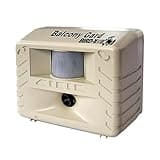 Bird-X Balcony Gard, Ultrasonic Bird Preventer, Outdoor Bird Decoy with Motion-Sensor, Easy to Install, Covers up to 900 sq. ft., 15 to 25 kHz Frequency, 6.75" x 5.5" x 3.5"