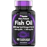 tnvitamins Burpless Omega-3 Fish Oil: 2000mg - 90 Softgels | 1400mg Total Omega-3 Fatty Acids (800mg EPA & 600mg DHA) | Enteric Coated Burpless Ultra Potent Fish Oil | Supports Heart Health