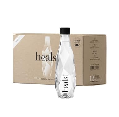 Healsi Natural Artesian Still Water, pH7, Rich in Silica, 12 x 16.9 fl oz – Crystal | Pure Artesian Water | Refreshing Taste | Balanced pH7 for Optimal Hydration