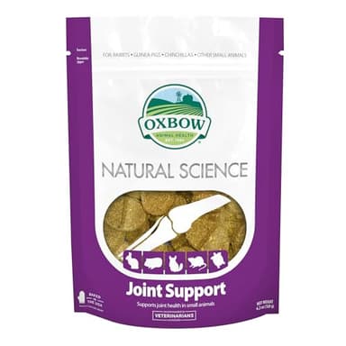Oxbow Natural Science Joint Support, Anti Inflammatory Supplement for Rabbit & Guinea Pig, Oxbow Timothy Hay, Made with Glucosamine, Turmeric, & Yucca, Made in USA, 4.2 oz Bag