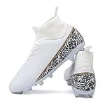 Soccer Cleats Mens Football Cleats Women Tacos de Futbol para Hombre Soccer Shoes for Big Boy Tacos de Futbol Zapatos de Futbol para Hombres Outdoor Soccer Shoes High Top Football Boots AG/FG