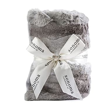 Sonoma Lavender Spa Heat Wrap for Neck, Shoulders and Lower Back, Microwaveable Lavender Aromatherapy Heating Pad, Removable and Washable Covers, Stress and Pain Relief (9" x 26", Platinum Angora)