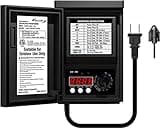 Malibu 200 Watt Power Pack with Sensor and Weather Shield for Low Voltage Landscape Lighting Spotlight Outdoor Transformer 120V Input 12V Output 8100-0200-01