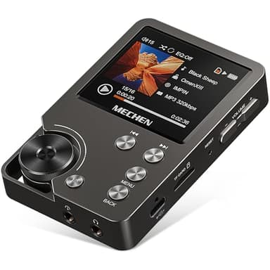 MECHEN M30 HiFi MP3 Player, Lossless DSD High Resolution Digital Audio Music Player, High-Res Portable Audio Player with 64GB Memory Card (Gray)